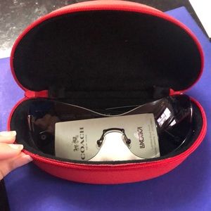 Sunglasses with case and cloth